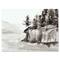 Designart - Monochrome Cliffs By The Lake - Nautical & Coastal Canvas Wall Art Print